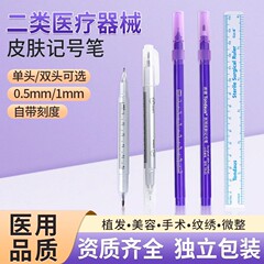 使い捨て医療用マーカーペンの線引き手術の位置を決めます。
