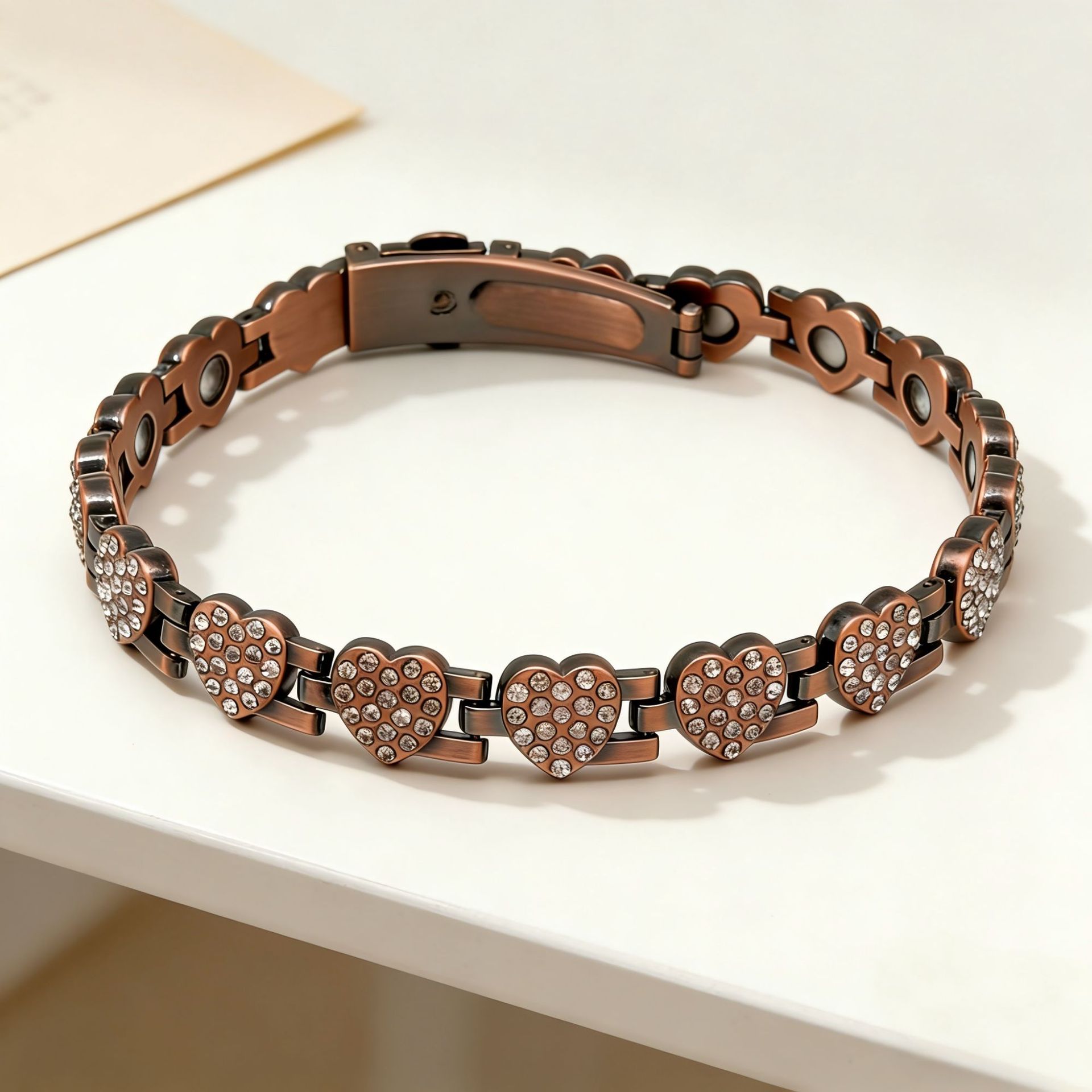 Pulsera de amor de bronce