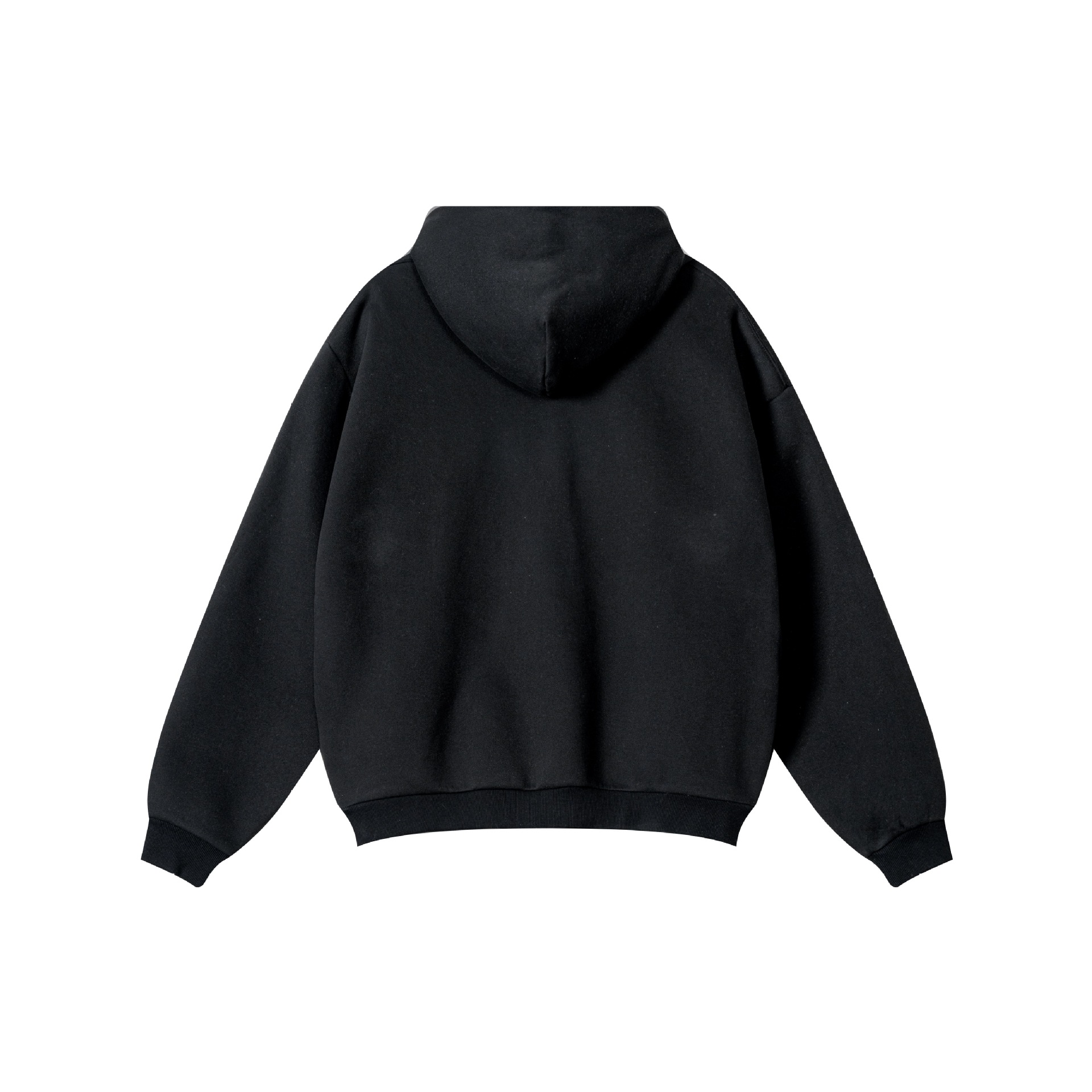 Herren Hoodie Mit Fleece Futter Lässiger Strick Kapuzenpullover_voghion.com