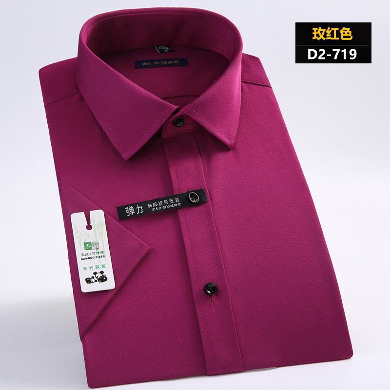 Camisas de hombre primavera y verano venta caliente anti-arrugas ropa de trabajo ropa de trabajo de negocios camisas de hombre