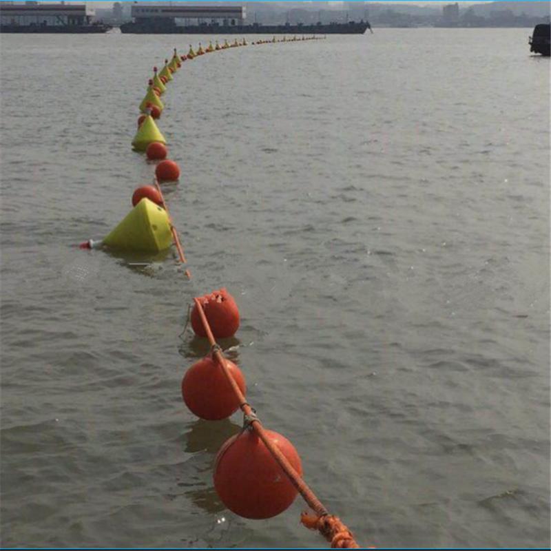 水库泄洪口围栏浮标 严禁靠近警示浮标 700*900