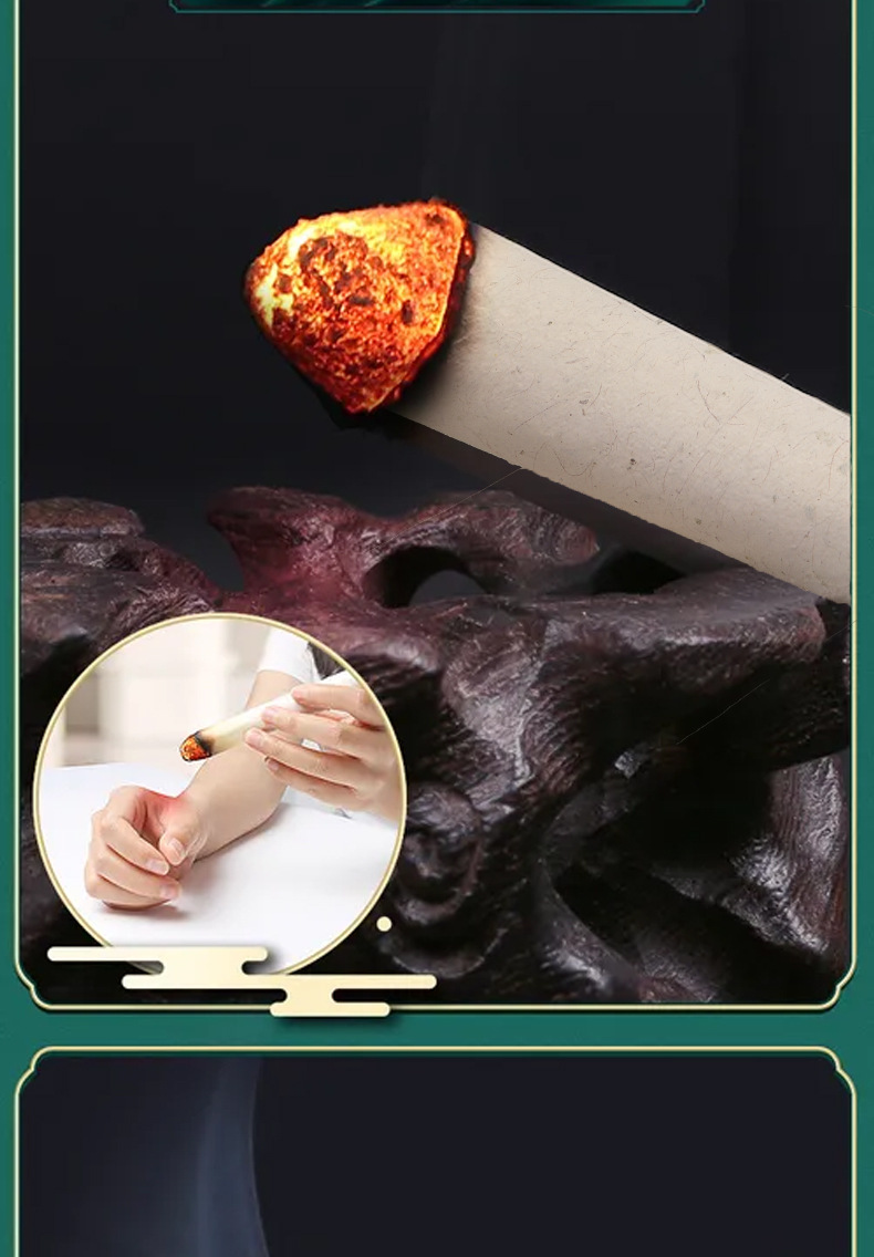4cm Moxa Rolls Thunder Fire Moxibustion Sticks Ai Ye Paper Wrapped Nanyang Pure Mugwort specifications