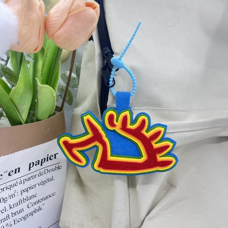 Zhao Lei Hedgehog Logo High-value Personalized Non-woven Creative Backpack Pendant Handmade Schoolbag Hanging Keychain Zhao Lei Hedgehog Logo High-value Personalized Non-woven Creative Backpack Pendant Handmade Schoolbag Hanging Keychain