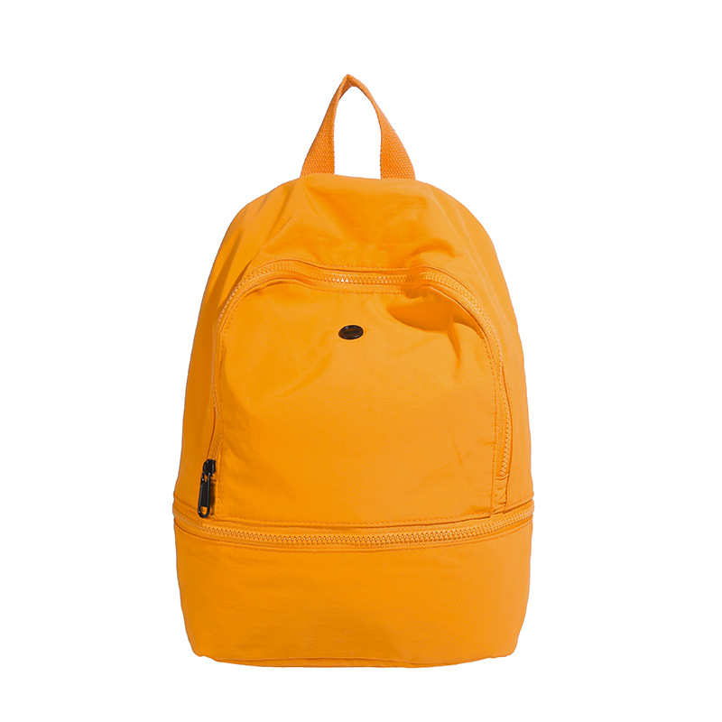 2025 nueva mochila para niños, color sólido simple, mochila de gran capacidad para niños y niñas