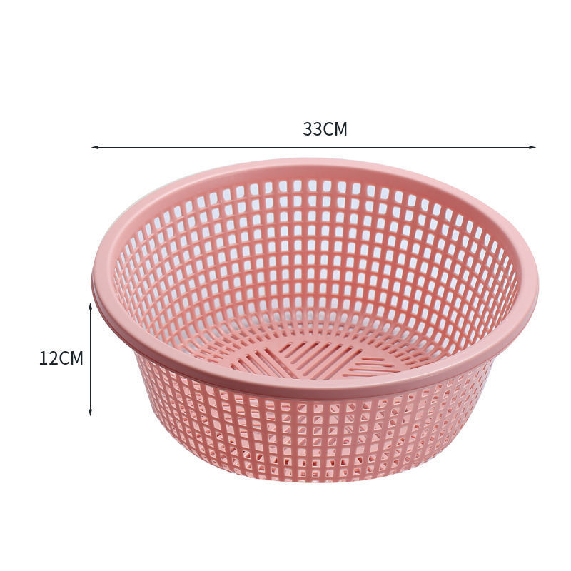 Cesta de drenaje gruesa Cesta de lavado de platos de plástico Cesta de lavado de arroz doméstica Cesta de frutas Cesta de cocina Cesta de lavado de platos gruesa