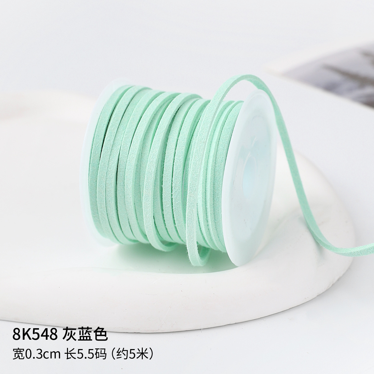 0.3cm cuerda de piel de ciervo gran rollo de cuerdas de lona de seda cinta de regalo caja de regalo embalaje de cinta de colores hecha a mano cuerda de tracción