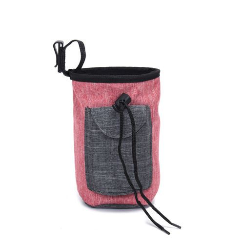 Printed LOGO dog training dog food bag dog training waist bag portable outdoor pet snack bag pet dog food bag