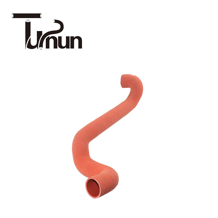 厂家直销硅胶管 4层5mm厚 红蓝黑三色可选 45度硅胶弯管