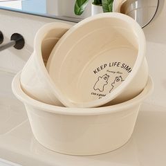 厚みのあるプリント洗面器家庭用寮プラスチックPP洗面器浴室滑り止め洗濯洗面器ベビー専用洗面器