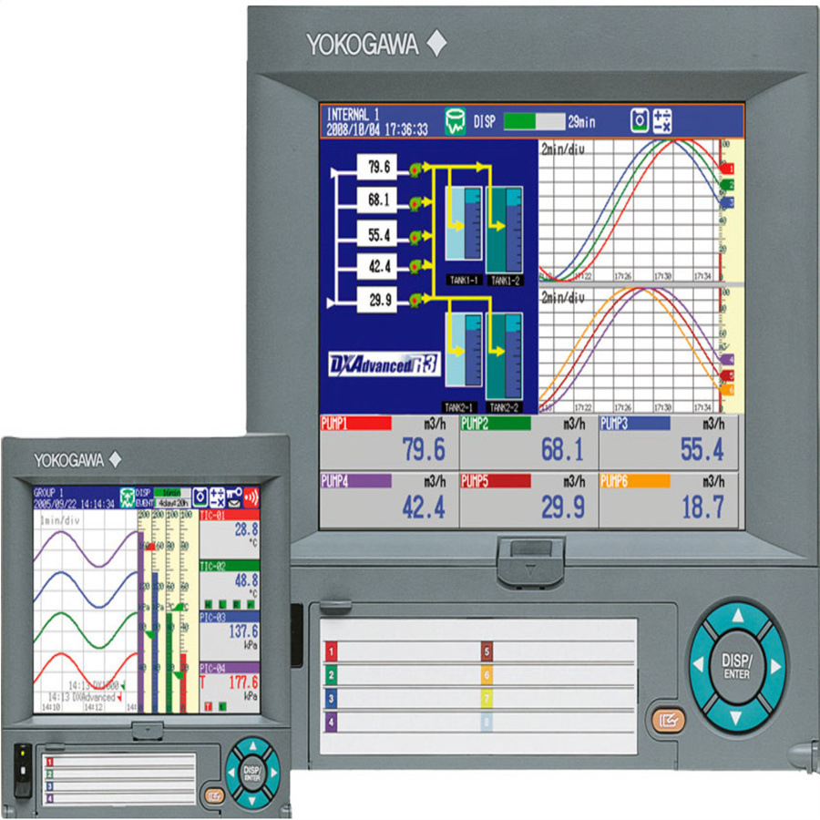 日本横河无纸记录仪  DX2010-3-4 海外直邮  触屏无纸记录仪