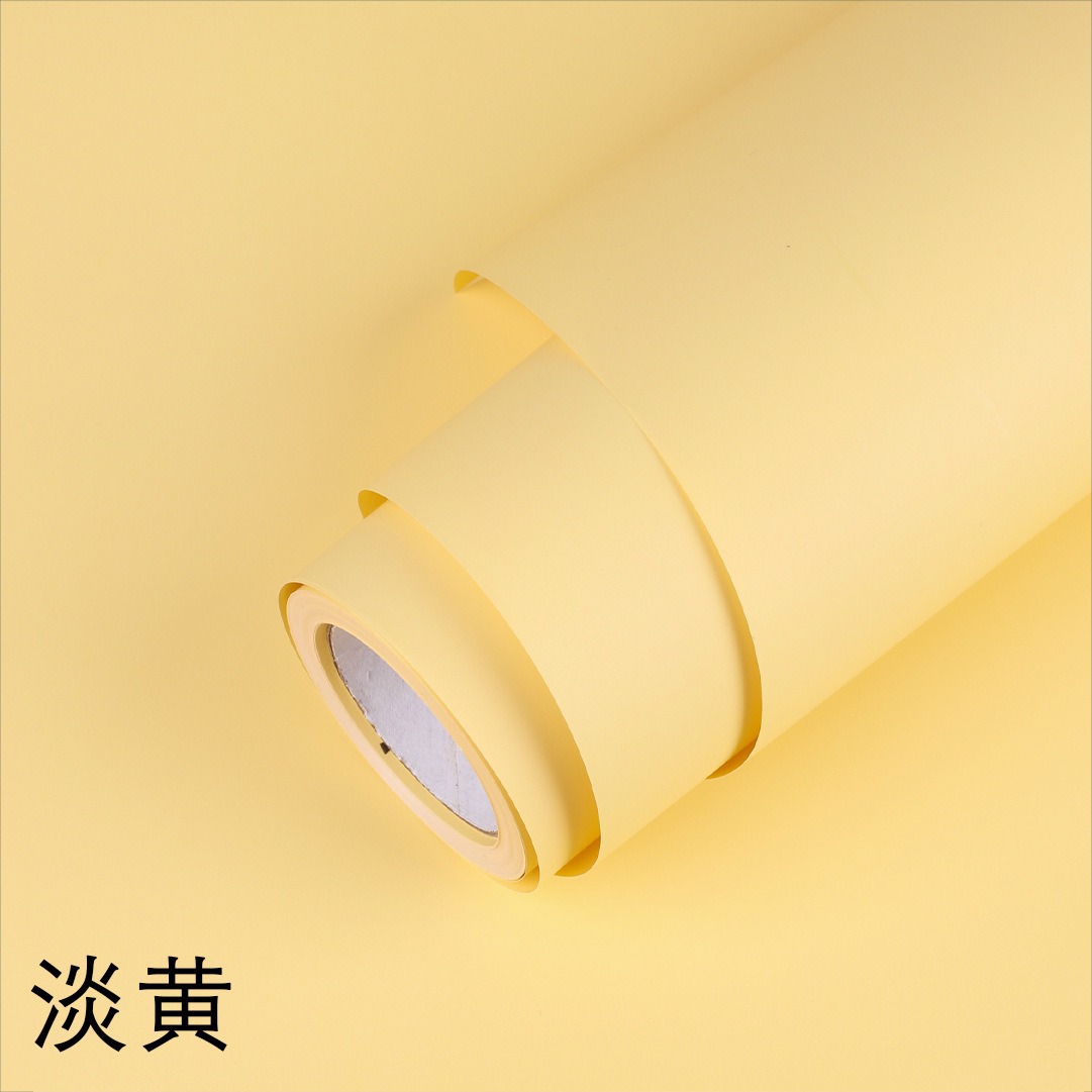 Material de embalaje floral 7.8s color sólido mate mate mate mañana niebla OPP rollo papel de embalaje de flores diy floristería papel de embalaje de ramo