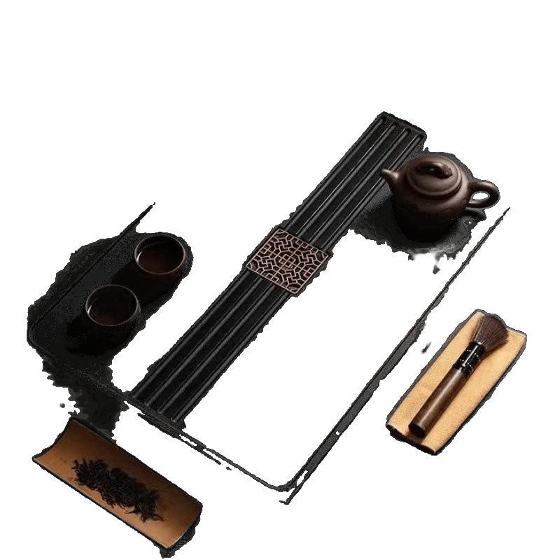 Nuevo tipo de mesa de té sintética de piedra de oro integral imitación de piedra doméstica oficina moderna simple drenaje directo