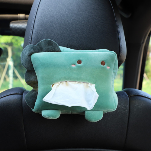 Cartoon Car Tissue Box Creative Cute Car Seat Back Sun Visor Armrest Box Multifunctional Car Tissue Box