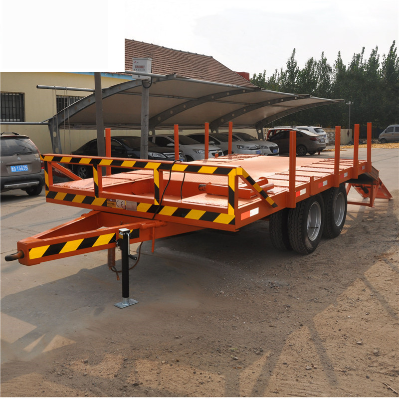 6吨挖掘机拖车 挖掘机拖车厂家 钩机平板拖车 工具运输拖车