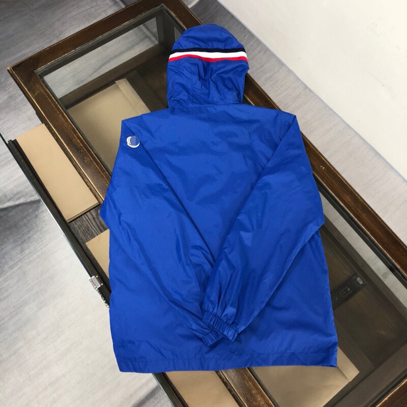 正确版mon蒙家男士抽绳连帽上衣服运动减龄休闲风衣外套专柜同款|undefined