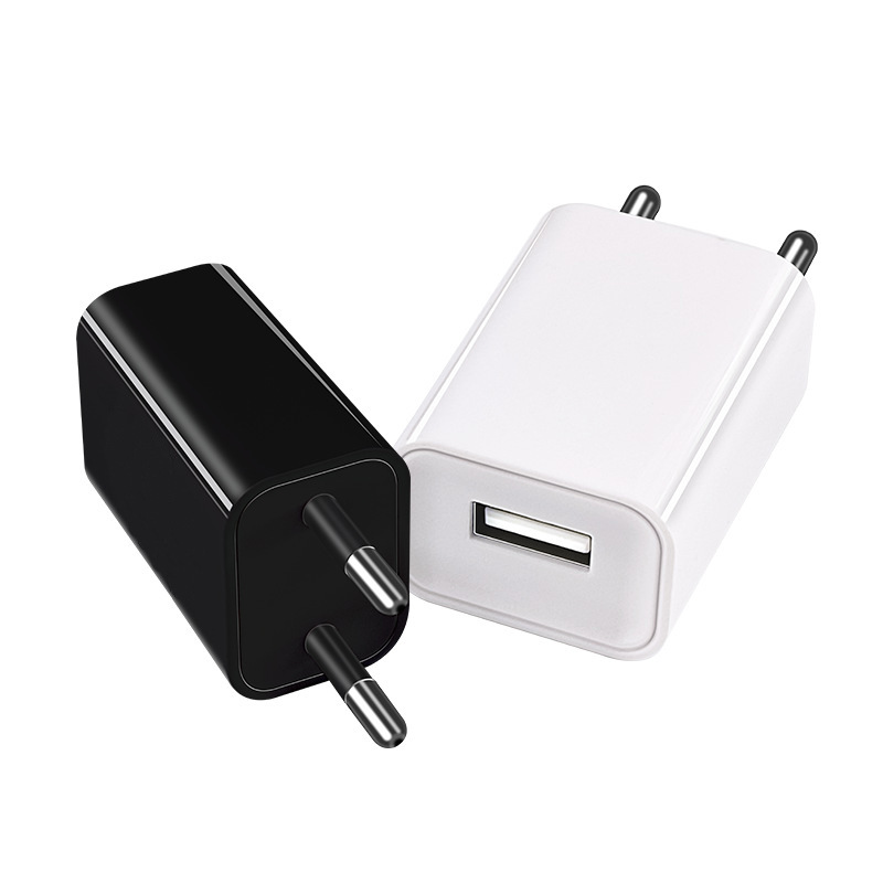 Cargador 5V2A Certificación 3C Cabeza de carga FCC estándar de EE. UU. Adaptador de corriente CE estándar europeo 1A Enchufe de carga lenta 2.4A