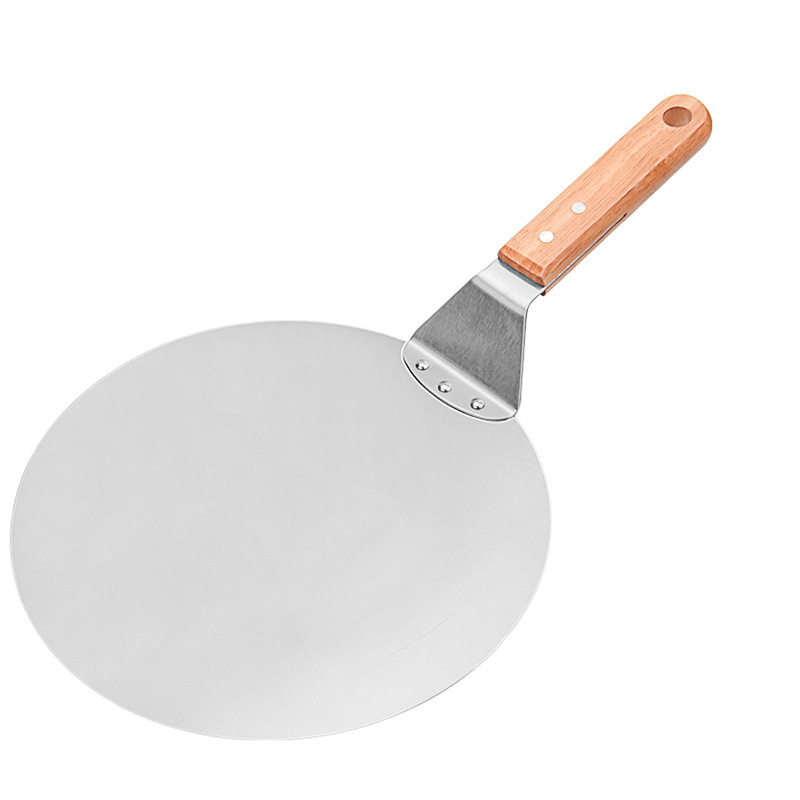 Pala para pizza y pasteles de 10 pulgadas, mango de madera, herramienta de transferencia para hornear, suministro directo de fábrica image 6