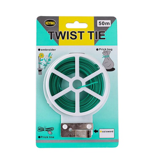 Factory direct sales garden gardening flowers and trees bundling wire ties and wire ties 20/30 meters 50 meters 100 meters hardware tools
