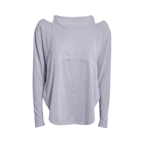 2024 New Yoga Sports Top Women's Loose Large Size Fitness Long Sleeve Jacket Yoga Wear Running Cover Up Wholesale