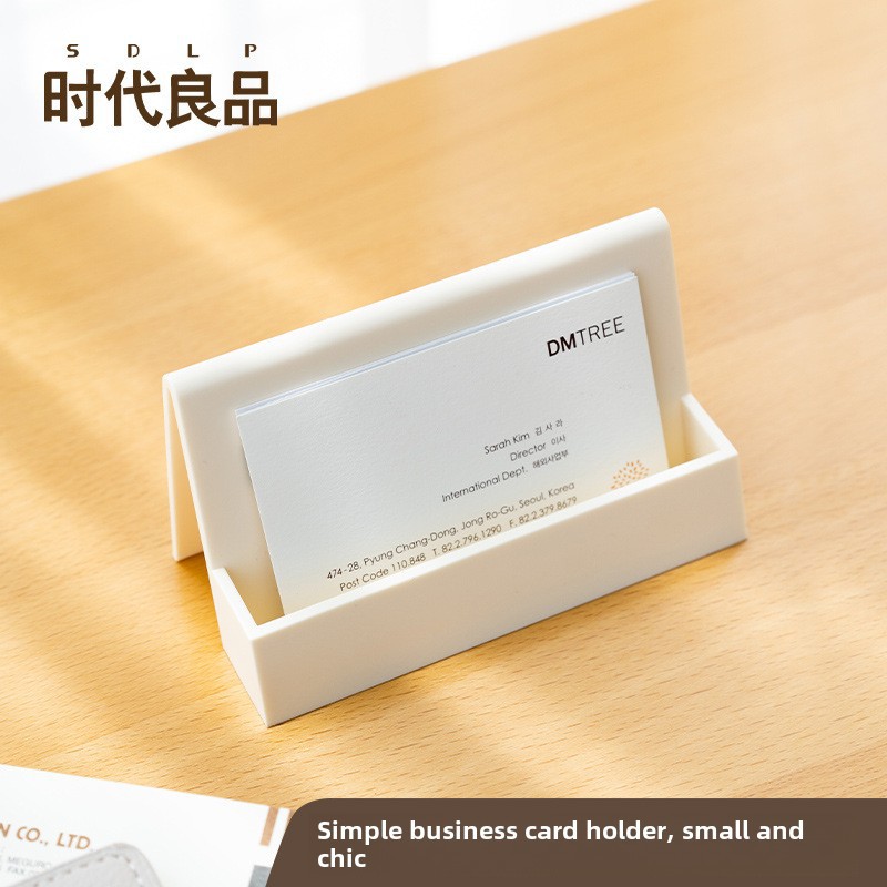 Times good desktop creative business card holder business office note card business card storage display rack card rack stock