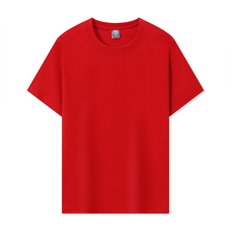 210 gramos de frío Solona camiseta publicitaria de cuello redondo camiseta de manga corta camiseta de equipo de ropa de clase camiseta cultural logo personalizado