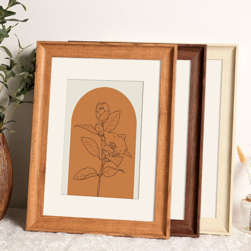 American-Style Vintage Picture Frame for Wall Hanging, A4 Display Frame, A3 Photo Frame, 8-Inch, 10-Inch Tabletop Frame, 8K Oil Painting Empty Frame, 4K, 16K
