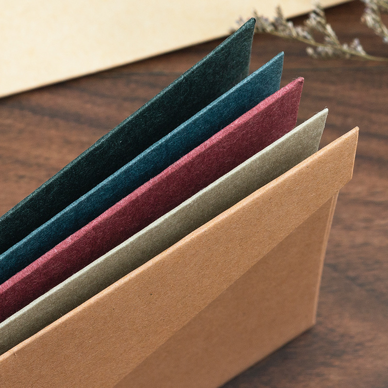 Invitación de negocios de gama alta retro elegante sobre dorado N ° 5 DL sobre engrosado LOGO ESTILO OCCIDENTAL