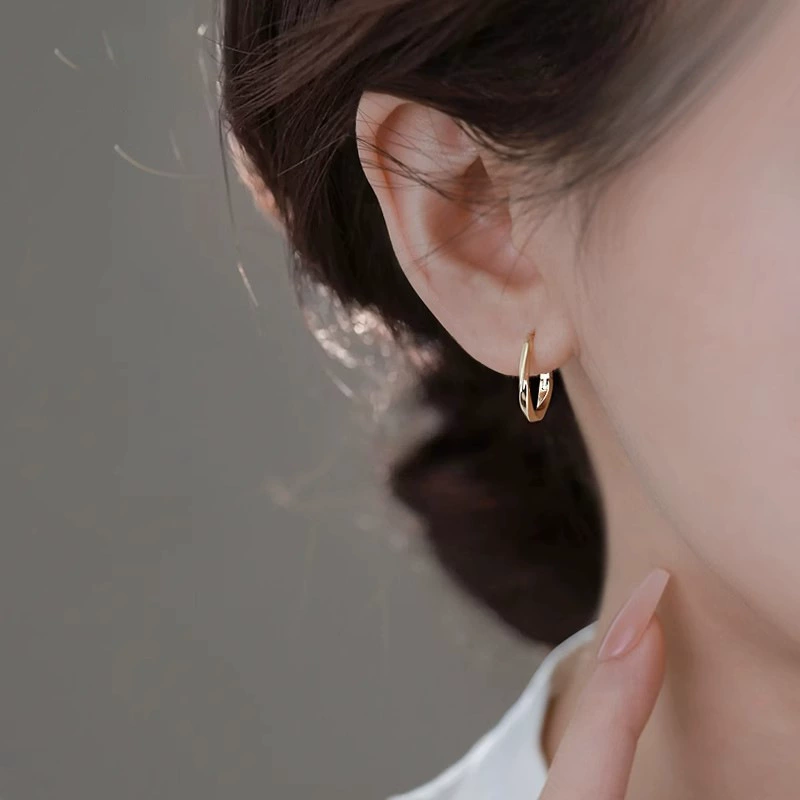 Silver bracelet, earrings, high-end