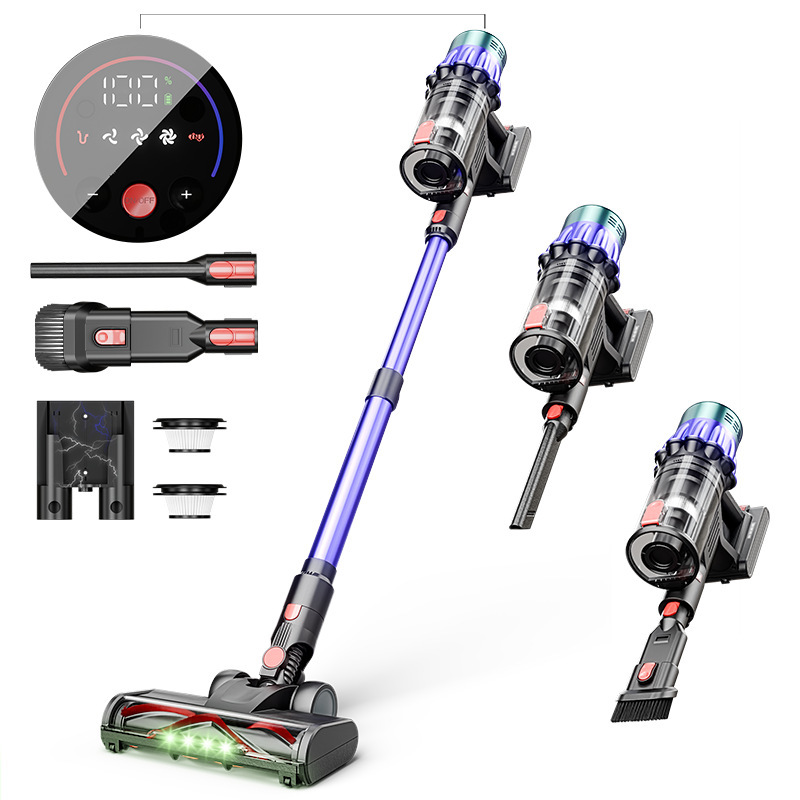Cordless Vacuum Cleaner Household Powerful Suction 550W High Power Multifunctional Handheld Wireless Pet Vacuum Cleaner Large Suction