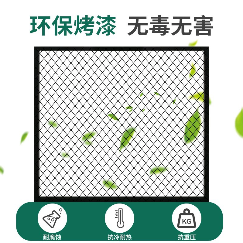 Mesh barbed wire mesh diamond-shaped ceiling hollow decorative partition restaurant partition screen wall grid barbed wire mesh