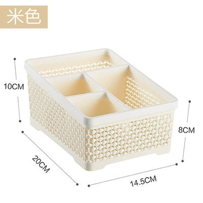 Creative imitation vine editing box, desktop living room multi -function cosmetics shake controller storage and finishing shelf, wholesale