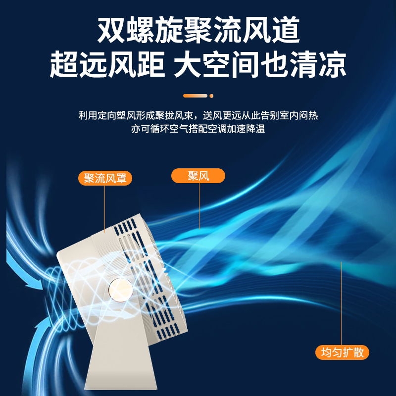 Air Circulation Fan, Home Desktop Reversible Small Fan, Desktop Humidifier Wall Mount Clip, Outdoor Fan