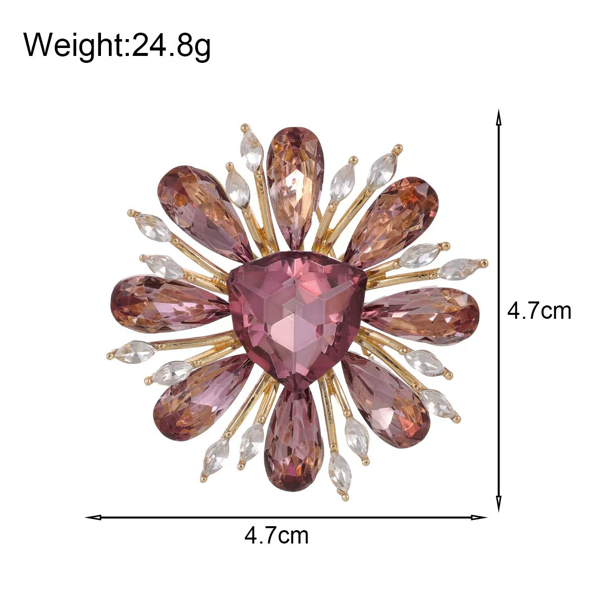 源工場クロスボーダー高級タイプの真珠のドリルのブローチ