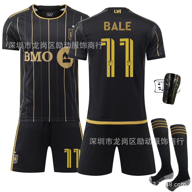 2025年大联盟足球服黑色9号吉鲁11贝尔洛杉矶FC球衣7号孙兴慜球衣|undefined