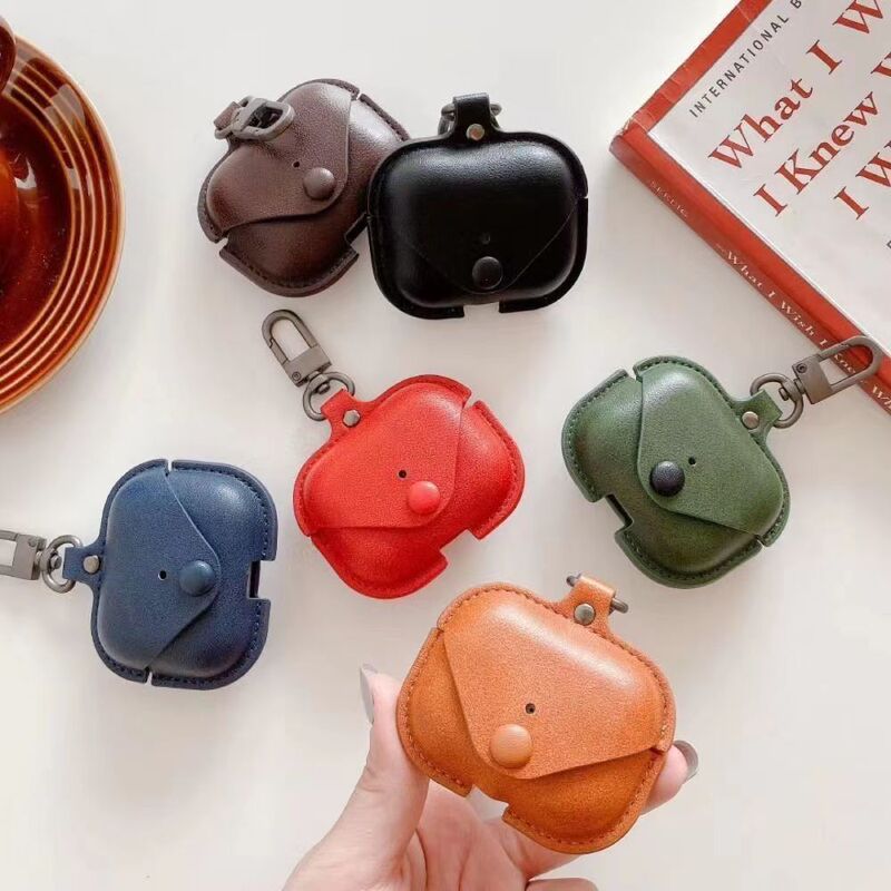 Suitable for Apple airpods pro3/2 Generation 3 Generation Earphones Anti-fall Protective Case Leather Case Storage Bag Suitable for Apple airpods pro3/2 Generation 3 Generation Earphones Anti-fall Protective Case Leather Case Storage Bag