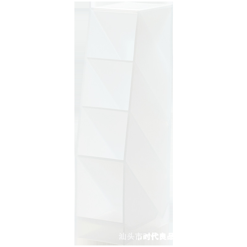 多機能デスクトップ4グリッド収納ボックスオフィス斜め筆立て長方形クリエイティブ斜め挿し式筆立てins高颜値