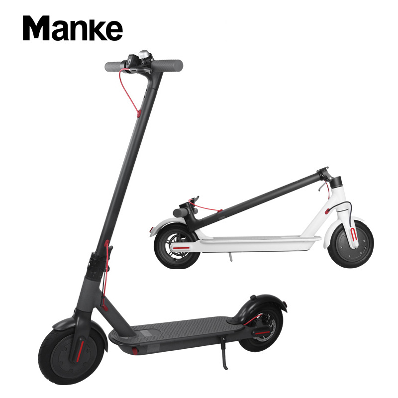 Scooter Eléctrico 2024 MK086 con Señales de Giro Izquierda y Derecha, Amortiguación Delantera y Trasera, Batería de Ultra Larga Duración de 500W