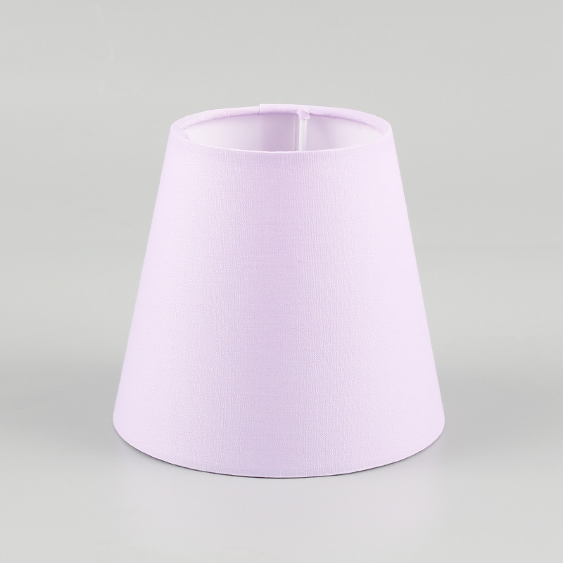 Nueva etiqueta plana Pantalla de fábrica al por mayor de lino lámpara de mesa lámpara de pie pantalla sala de estar dormitorio accesorios de la lámpara de tela