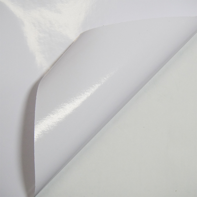 120g pegatinas de caucho blanco para automóviles solvente débil material fotográfico publicidad al aire libre pegatinas de carrocería de alta definición pegatinas de identificación de automóviles pintadas por pulverización