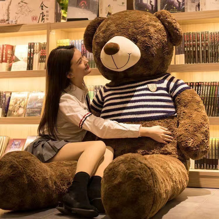 超特大号テディベアぬいぐるみ抱き熊女子ぬいぐるみ寝抱き枕ベッド大熊人形|undefined