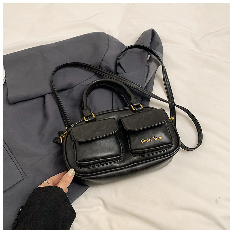 Retro Damen Umhängetasche Korean Style Handtasche Kissen Tasche_voghion.com