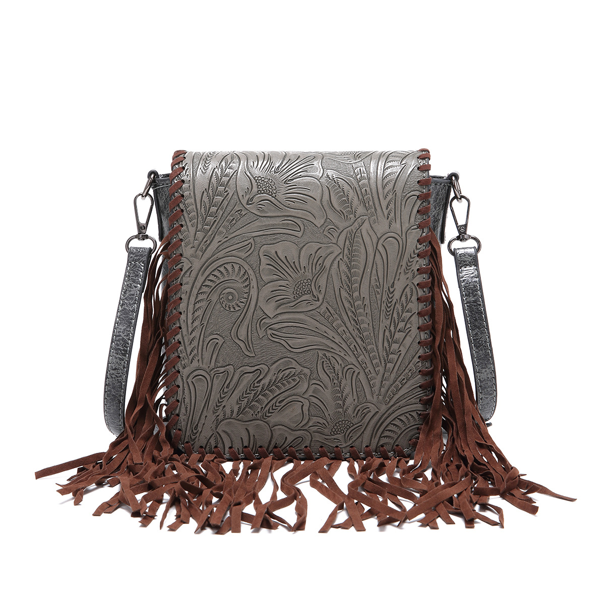 Borse a tracolla per donna Borsa a tracolla in pelle bohémien stampata vintage europea e americana in cotone e lino Borsa da donna alla moda personalizzata_voghion.com