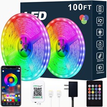 A 28596 LED 5050 RGB Bluetooth Music Light Strip �������ֵ�