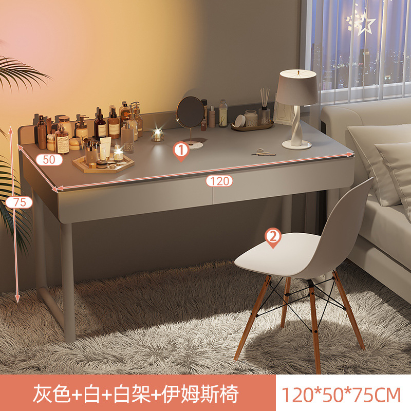 Mesa de maquillaje simple dormitorio de niñas hogar blanco comedor de vestir ins viento simple alquiler de escritorio de computadora