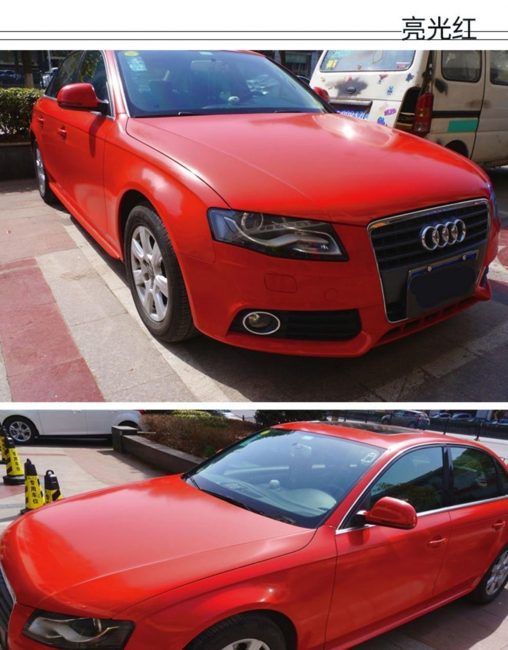 Color-changing film for the entire car body, glossy full-car film, black and white roof film, car model, motorcycle modification, car interior stickers