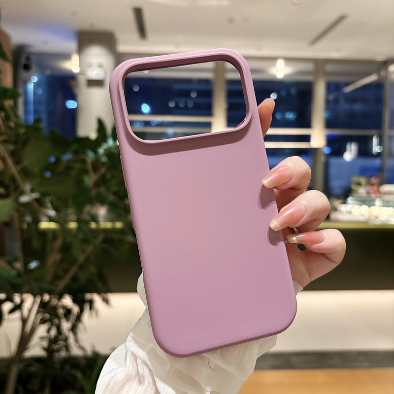 适用iPhone17PROMAX手机壳液态硅胶内置磁吸苹果17简约防摔保护套|undefined