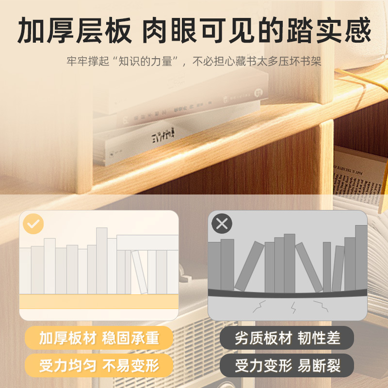 Estante de libros estante de estante de piso gabinete de celosía sala de estar simple armario de almacenamiento de libros multicapa almacenamiento de lectura gabinete de libros bajo