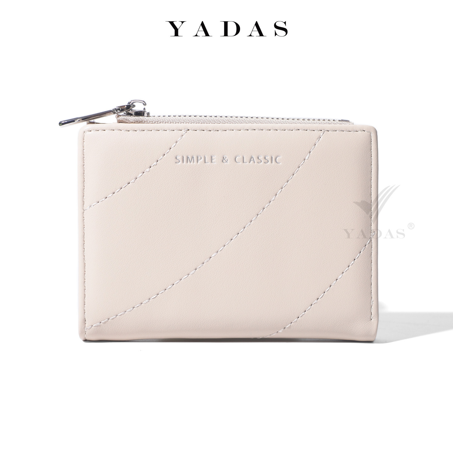 Cartera de moda alta, billetera corta, bolso de cambio, bolso compacto, una gran capacidad para colocar tarjetas bancarias.