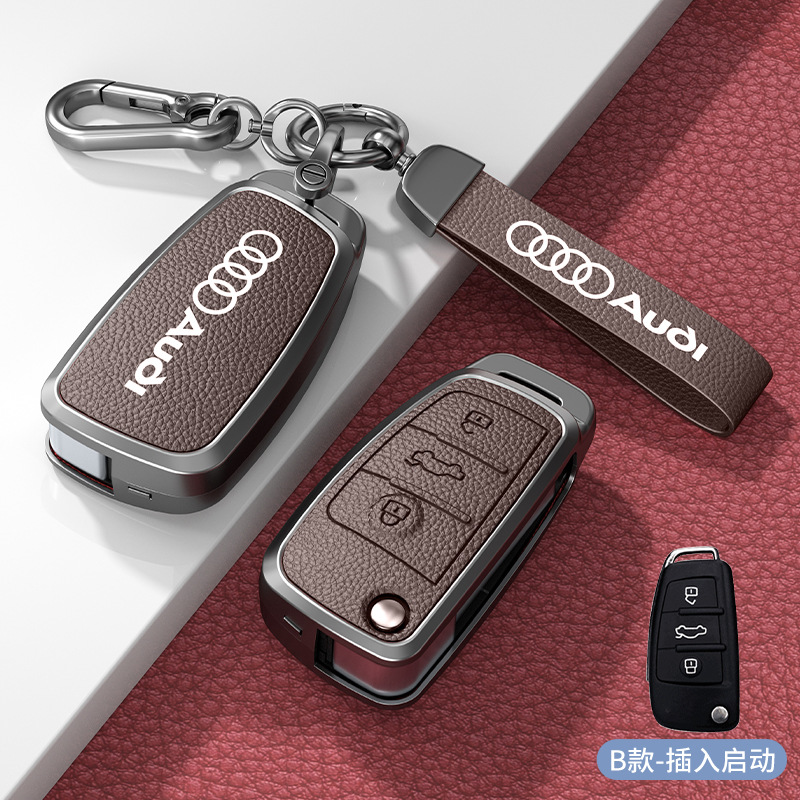 Type b insert start mocha brown zinc alloy shell + hardware bracelet