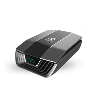 2 Air Disinfection Motorcycle Oxygen Bar Deodorizing Ozone Household Car Negative Ion Car Air Purifier (Hava təmizləyiciləri) - am-101-starry-sky-gray